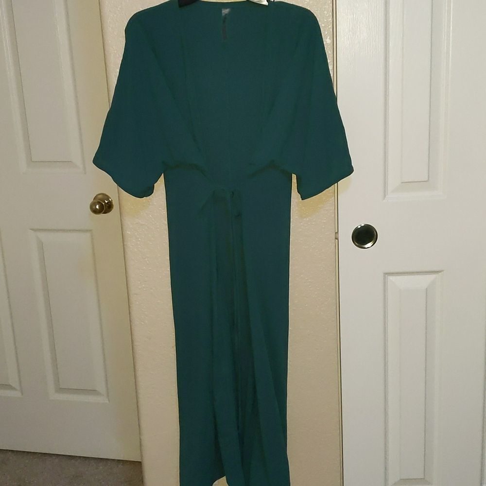 Outdoor Voices Tissue Weave Wrap Kimono  S